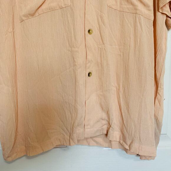 NWOT ASOS DESIGN crinkle viscose collared shirt - Picture 3 of 7